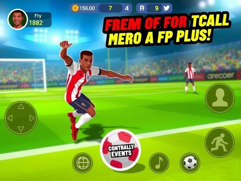 Young Goa Football Aces gameplay screenshot showing football action